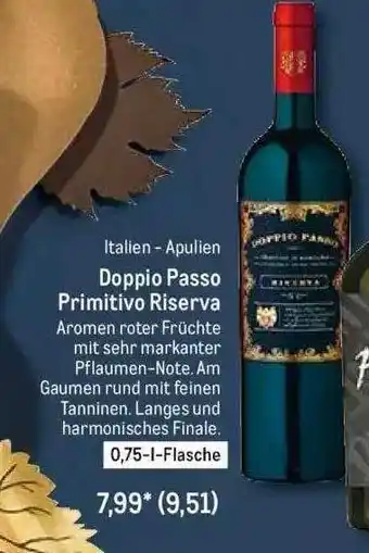 METRO Italien-apulien Doppio Passo Primitivo Riserva Angebot