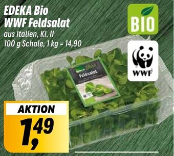 Simmel EDEKA Bio WWF Feldsalat 100 g Schale Angebot