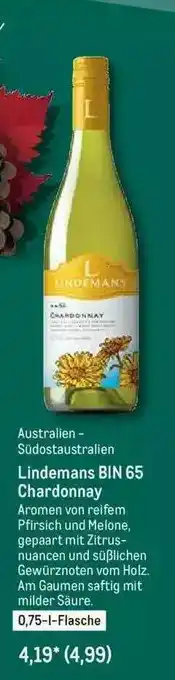 METRO Australian Südostaustralian Lindemans BIN 65 Chardonnay Angebot