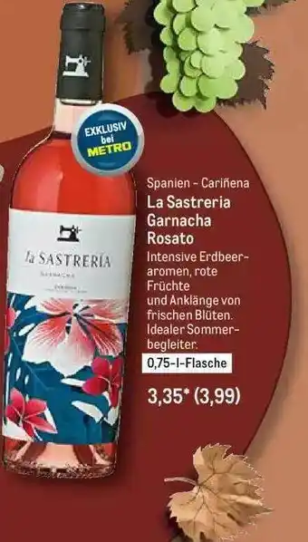 METRO Spanien-cariñena La Sastreria Garnacha Rosato Angebot