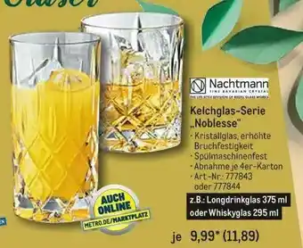 METRO Nachtmann Kelchglas-serie „noblesse Angebot