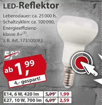 Sonderpreis Baumarkt LED Reflektor Angebot