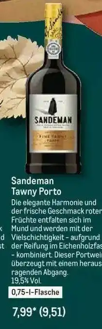 METRO Sandeman Tawny Porto Angebot