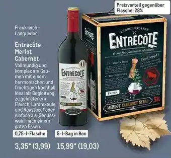 METRO Frankreich Languedoc Entrecôte Merlot Cabernet Angebot