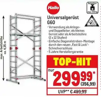 METRO Hailo Universalgerüst G60 Angebot