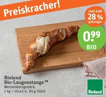 tegut Bioland Bio-Laugenstange 95 g Angebot