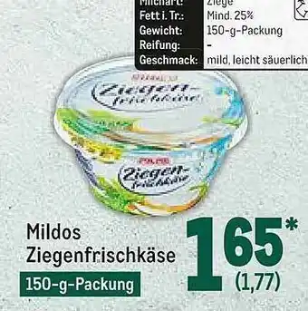 METRO Mildos Ziegenfrischkäse Angebot