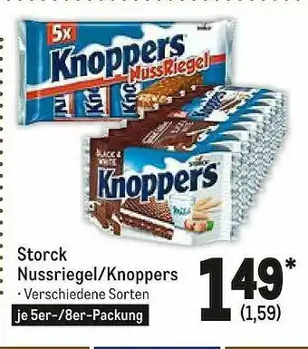 METRO Storck Nussriegel-knoppers Angebot