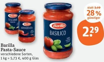 tegut Barilla Pasta-Sauce 400 g Glas Angebot