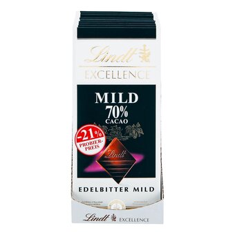 Netto Marken-Discount Lindt excellence 70% cacao 100 g, 10er pack Angebot