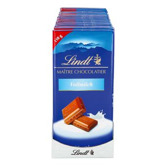 Netto Marken-Discount Lindt maitre tafelschokolade vollmilch 110 g, 20er pack Angebot