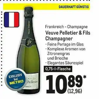 METRO Veuve Pelletier & Fils Champagner Angebot