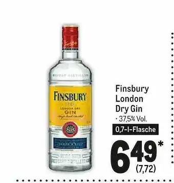 METRO Finsbury London Dry Gin Angebot