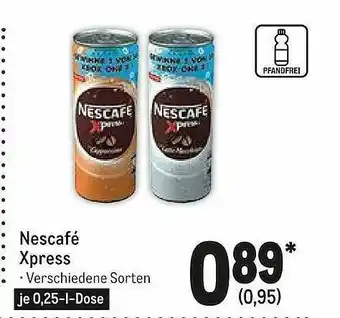 METRO Nescafé Xpress Angebot