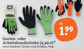 tegut Garten oder Arbeitshandschuhe Angebot