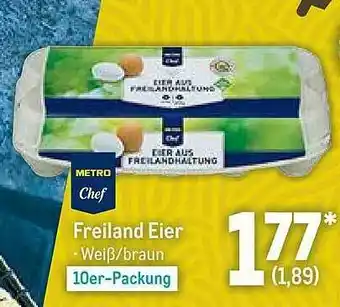 METRO Freiland Eier Angebot