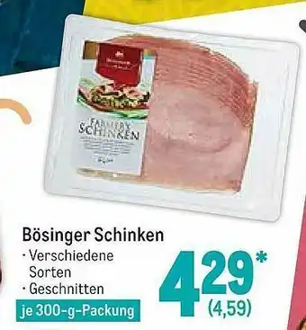 METRO Bösinger Schinken Angebot