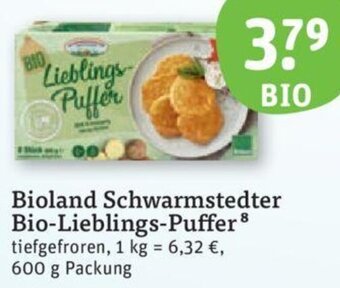 tegut Bioland Schwarmstedter Bio-Lieblings-Puffer 600 g Packung Angebot