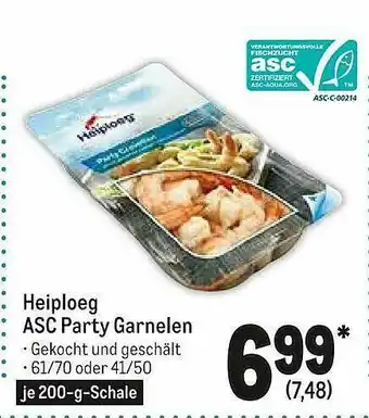 METRO Heiploeg Asc Party Garnelen Angebot