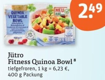 tegut Jütro Fitness Quinoa Bowl 400 g Packung Angebot