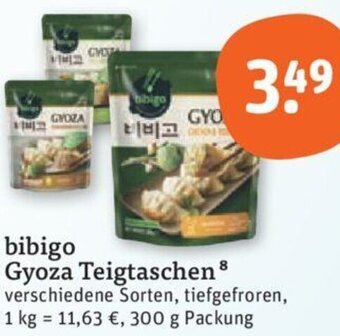 tegut bibigo Gyoza Teigtaschen 300 g Packung Angebot