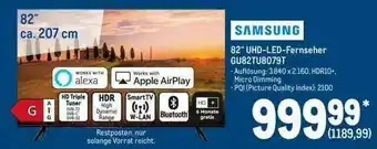 METRO Samsung 82” UHD-LED Fernseher GU82TU8079T Angebot