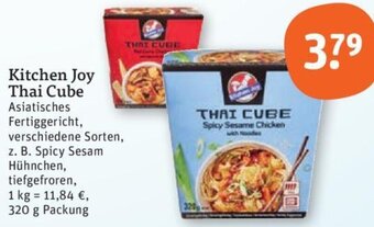 tegut Kitchen Joy Thai Cube 320 g Packung Angebot