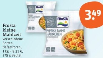 tegut Frosta kleine Mahlzeit 375 g Beutel Angebot