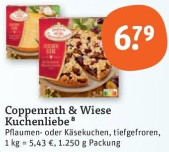 tegut Coppenrath & Wiese Kuchenliebe 1250 g Packung Angebot