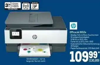 METRO Hp Officejet 8012e Angebot