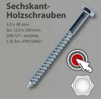 Sonderpreis Baumarkt Sechskant Holzschrauben Angebot