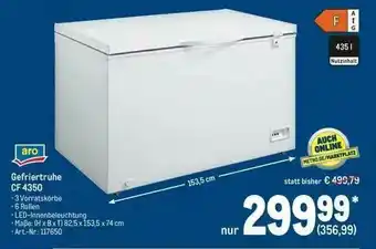 METRO Aro Gefriertruhe Cf 4350 Angebot