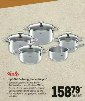 METRO Fissler Topf-set 5-tlg „copenhagen” Angebot