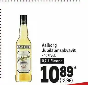 METRO Aalborg Jubiläumsakvavit Angebot