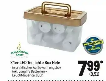 METRO Schlaraffen-land 24er Led Teelichte Box Nele Angebot