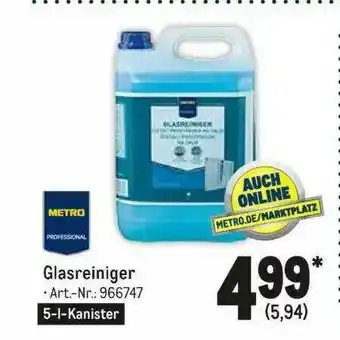 METRO Metro Professional Glasreiniger Angebot