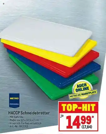 METRO Haccp Schneidebretter Metro Professional Angebot