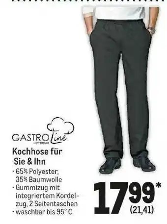 METRO Gastroline Kochhose Für Sie & Ihn Angebot