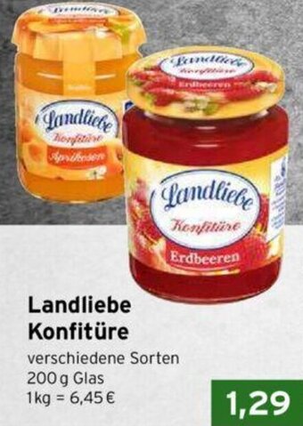 CAP Markt Landliebe Konfitüre 200 g Glas Angebot