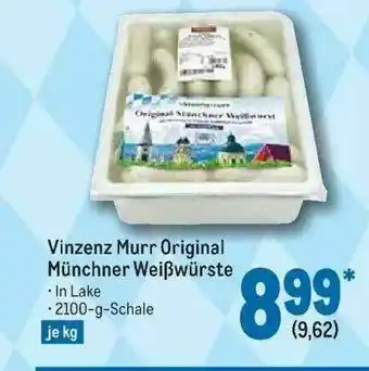 METRO Vinzenz Murr Original Münchner Weißwürste Angebot