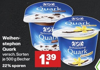 Handelshof Weihenstephan Quark 500 g Becher Angebot