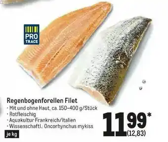 METRO Protrace Regenbogenforellen Filet Angebot