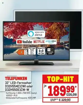 METRO Telefunken 32 Angebot