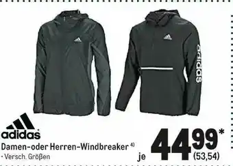 METRO Adidas Damen- Oder Herren-windbreaker Angebot