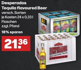 Handelshof Desperados Tequila flavoured Beer 24x0,33 L Flaschen Angebot