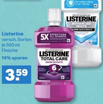 Handelshof Listerine 500 ml Flasche Angebot