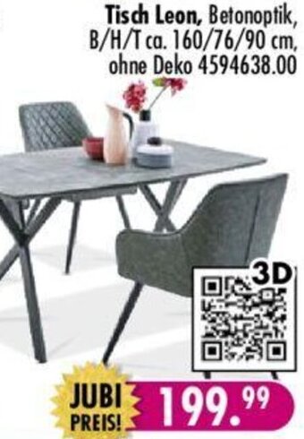 Möbel Boss Tisch Leon Angebot