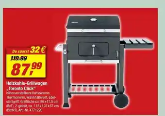 toom Baumarkt Holzkohle-grillwagen „toronto Click” Angebot