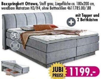 Möbel Boss Boxspringbett Ottawa Angebot