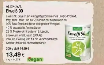 Vitalia Alsiroyal Eiweiß 90 Angebot